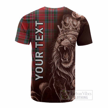 MacBean (MacBain) Tartan Cotton T-shirt Roaring Lion Heritage