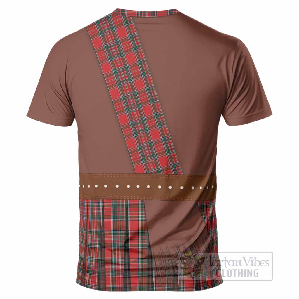MacBean (MacBain) Tartan Crest T-Shirt Kilt Costume Style