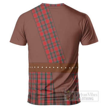 MacBean (MacBain) Tartan Crest T-Shirt Kilt Costume Style