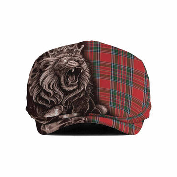 MacBean (MacBain) Tartan Flat Cap, Jeff Cap Roaring Lion Heritage