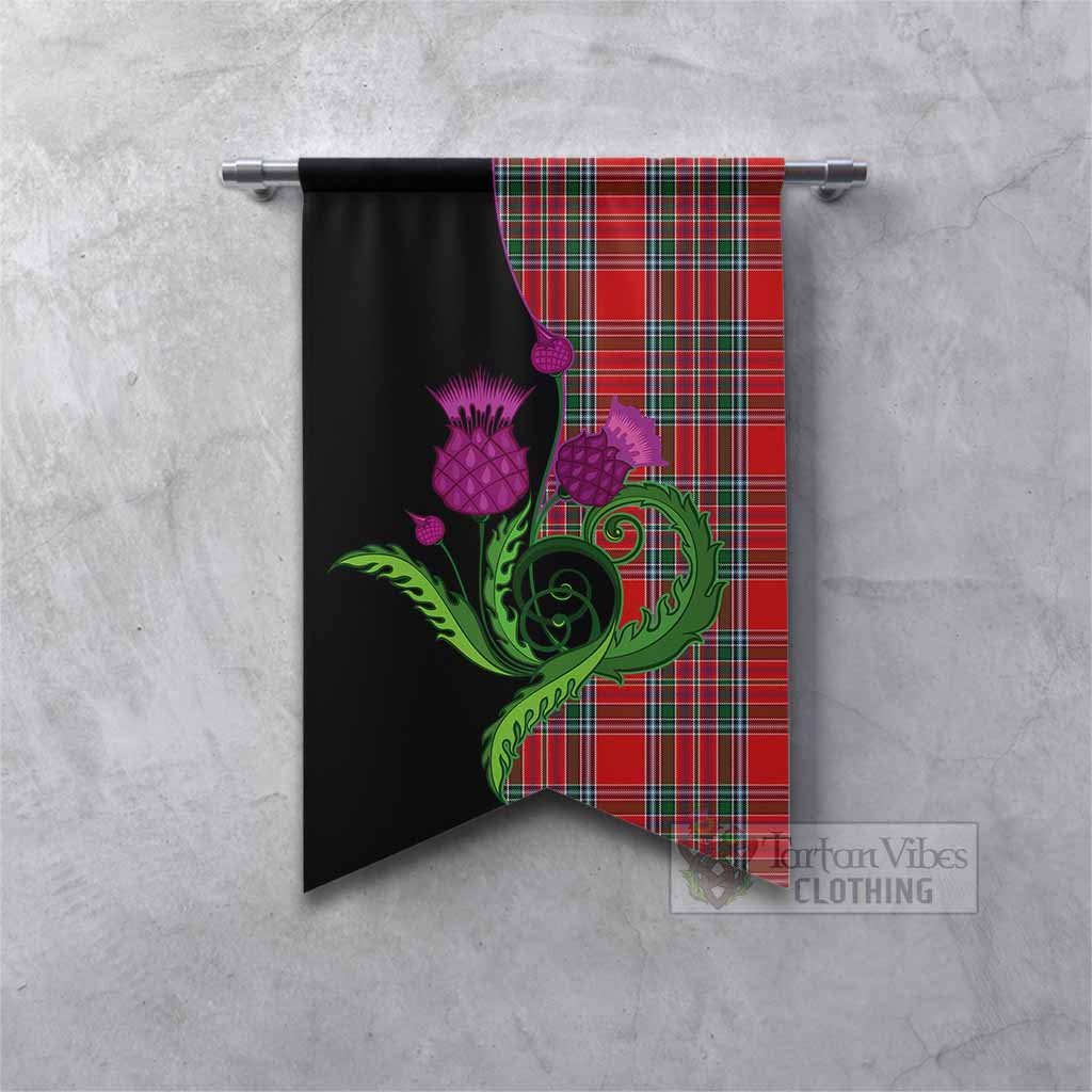 MacBean (MacBain) Tartan Gonfalon Traditional Scottish Thistle Fishtail - Tartan Vibes Clothing
