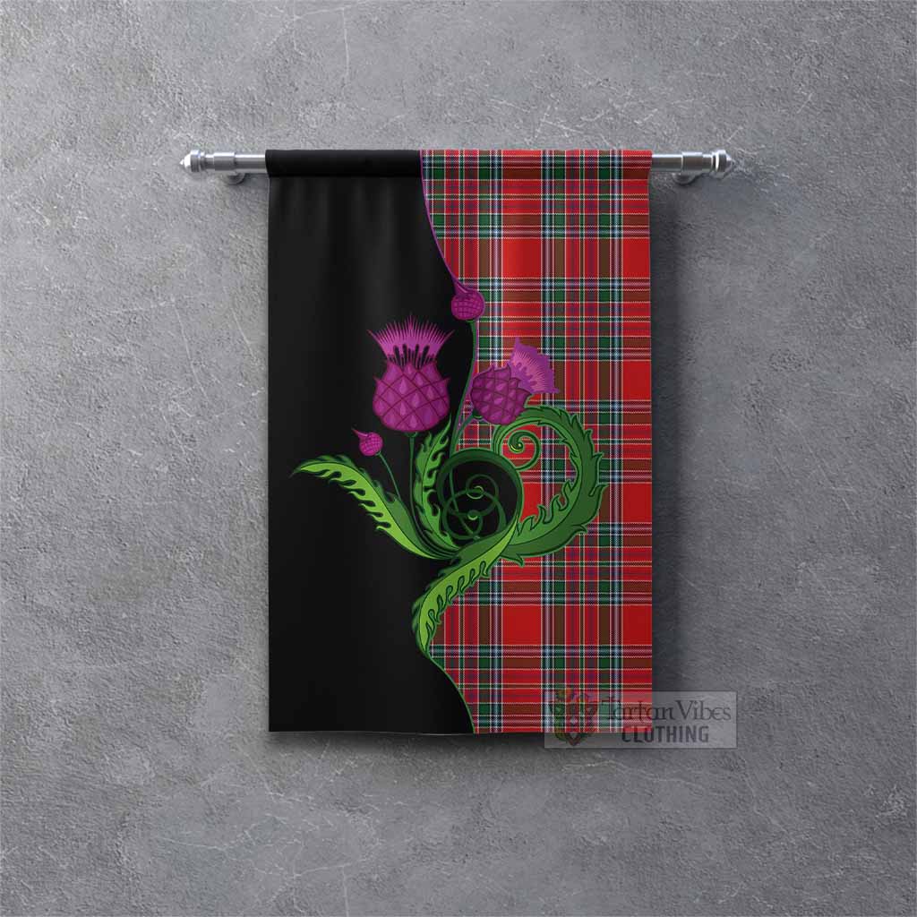 MacBean (MacBain) Tartan Gonfalon Traditional Scottish Thistle Rectangle - Tartan Vibes Clothing
