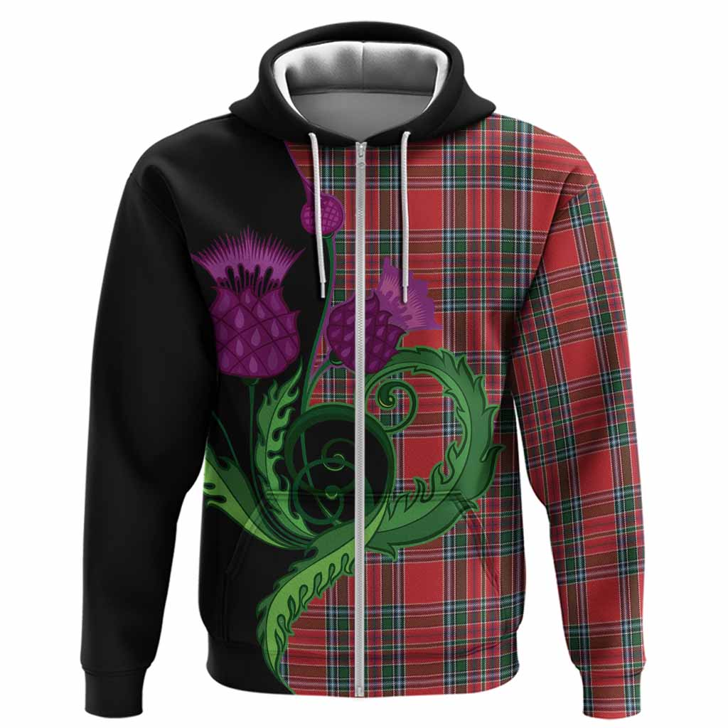 MacBean (MacBain) Tartan Hoodie Traditional Scottish Thistle