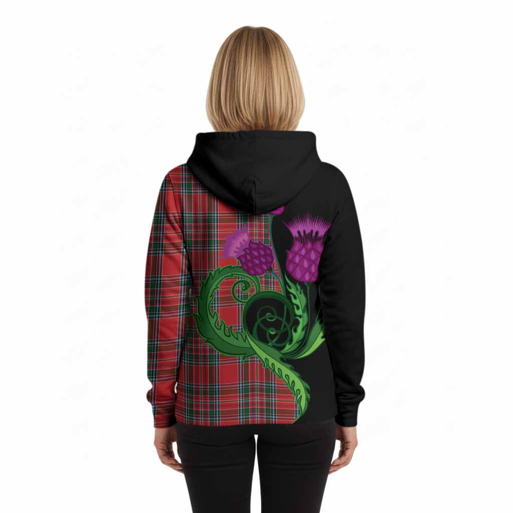 MacBean (MacBain) Tartan Hoodie Traditional Scottish Thistle