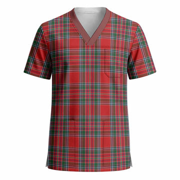 MacBean (MacBain) Tartan Scrub Top - Tartan Vibes Clothing
