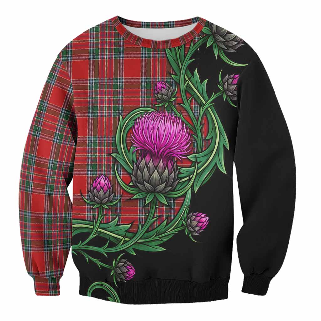 MacBean (MacBain) Tartan Sweatshirt Resilient Scottish Thistle Unisex - Tartan Vibes Clothing