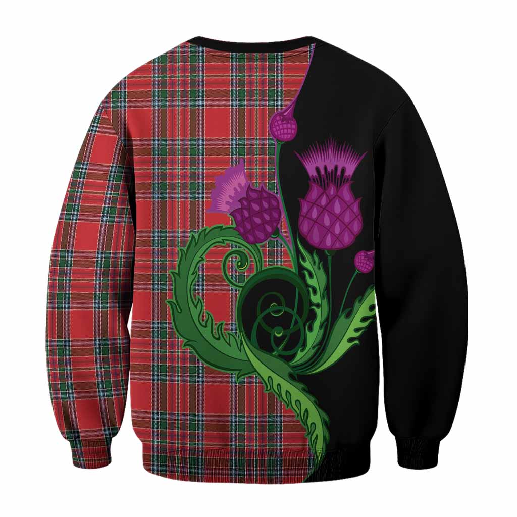 MacBean (MacBain) Tartan Sweatshirt Traditional Scottish Thistle