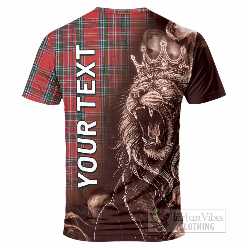 MacBean (MacBain) Tartan T-Shirt Roaring Lion Heritage
