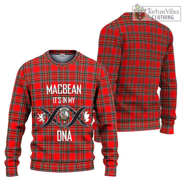 MacBean Modern Tartan Ugly Sweater with Family Crest DNA In Me Style Unisex - Tartan Vibes Clothing