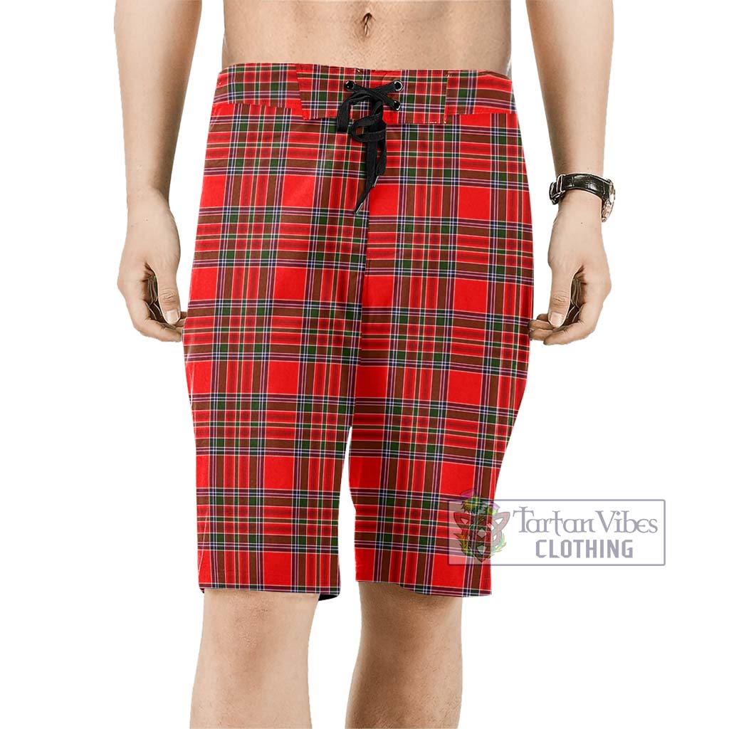 MacBean Modern Tartan Men's Board Shorts Men - Tartan Vibes Clothing
