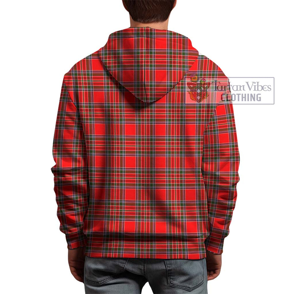 MacBean Modern Tartan Hoodie with Family Crest DNA In Me Style - Tartan Vibes Clothing