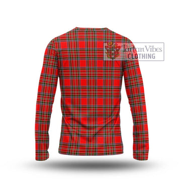 MacBean Modern Tartan Long Sleeve T-Shirt with Family Crest DNA In Me Style - Tartan Vibes Clothing
