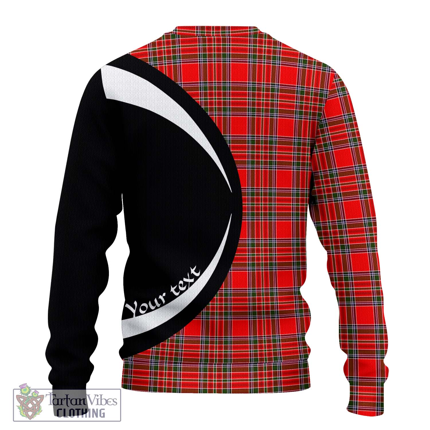 MacBean Modern Tartan Ugly Sweater with Family Crest Circle Style - Tartan Vibes Clothing