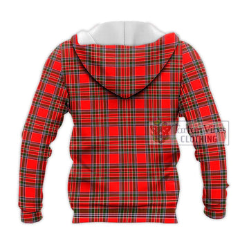 MacBean Modern Tartan Knitted Hoodie with Family Crest DNA In Me Style - Tartan Vibes Clothing