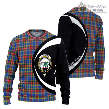 MacBeth (McBeth) Tartan Ugly Sweater with Family Crest Circle Style Unisex - Tartan Vibes Clothing