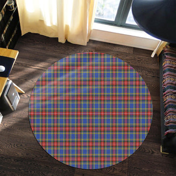 MacBeth (McBeth) Tartan Round Rug Premium Round Rug - Tartan Vibes Clothing