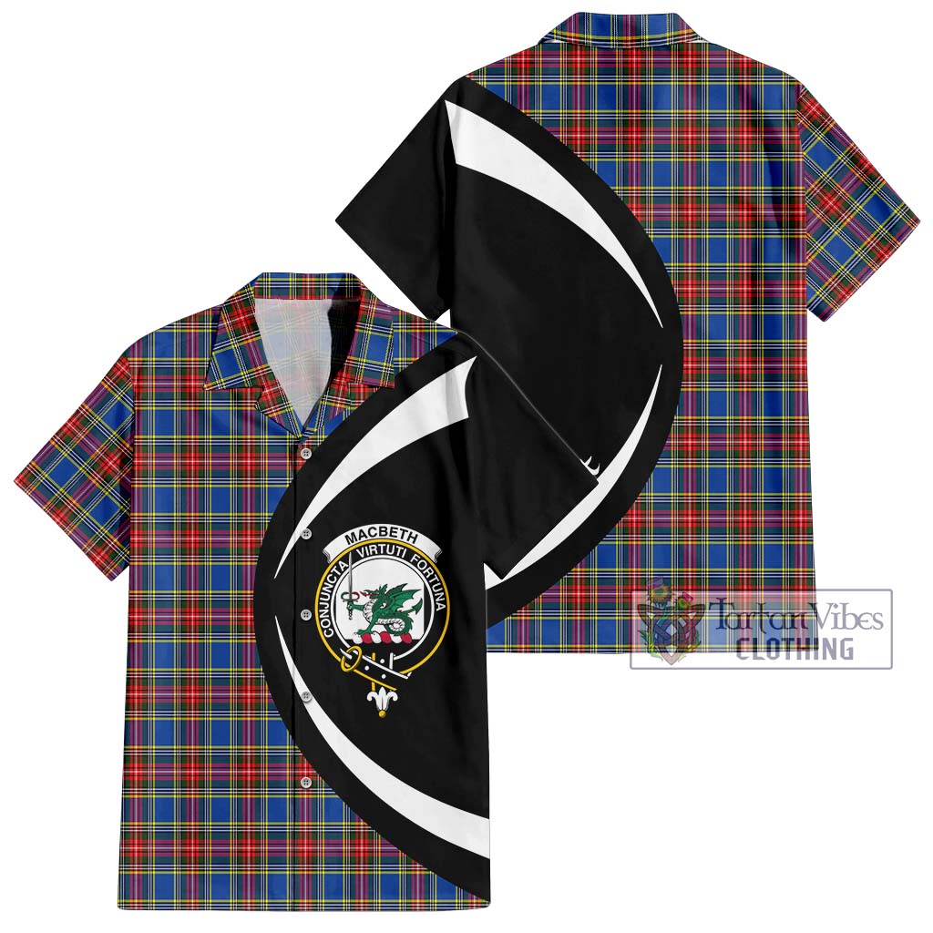 MacBeth (McBeth) Tartan Hawaiian Shirt with Family Crest Circle Style Kid - Tartan Vibes Clothing