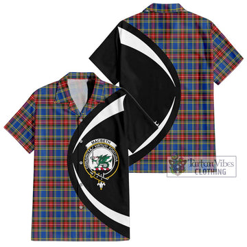 MacBeth (McBeth) Tartan Hawaiian Shirt with Family Crest Circle Style Kid - Tartan Vibes Clothing