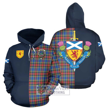 MacBeth (McBeth) Tartan Hoodie Alba with Scottish Lion Royal Arm Half Style Zip Hoodie - Tartan Vibes Clothing