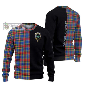 MacBeth (McBeth) Tartan Ugly Sweater with Family Crest and Half Of Me Style Unisex - Tartan Vibes Clothing