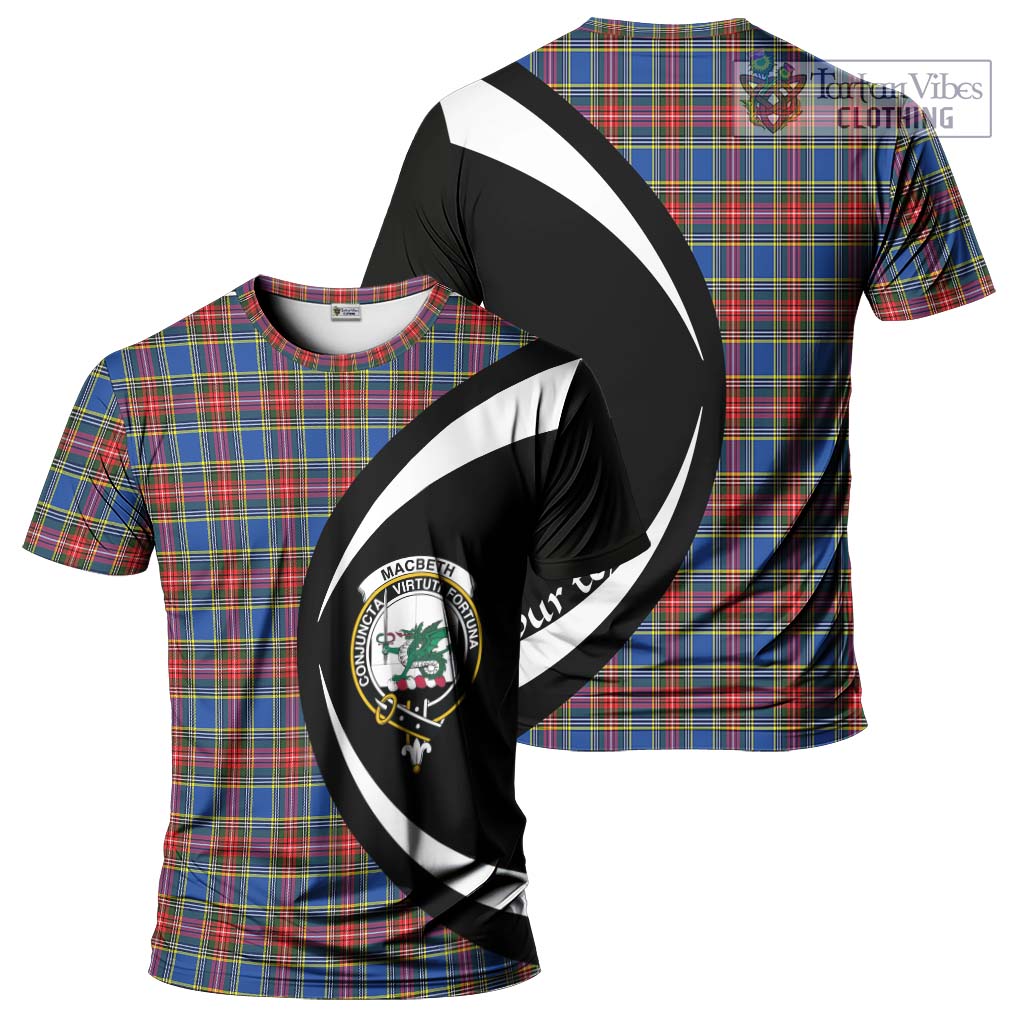 MacBeth (McBeth) Tartan T-Shirt with Family Crest Circle Style Kid's Shirt - Tartan Vibes Clothing