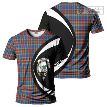 MacBeth (McBeth) Tartan T-Shirt with Family Crest Circle Style Kid's Shirt - Tartan Vibes Clothing