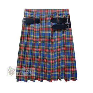 MacBeth Tartan Men's Pleated Skirt - Fashion Casual Retro Scottish Kilt Style