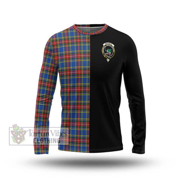 MacBeth (McBeth) Tartan Long Sleeve T-Shirt with Family Crest and Half Of Me Style Unisex - Tartan Vibes Clothing
