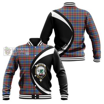 MacBeth (McBeth) Tartan Baseball Jacket with Family Crest Circle Style