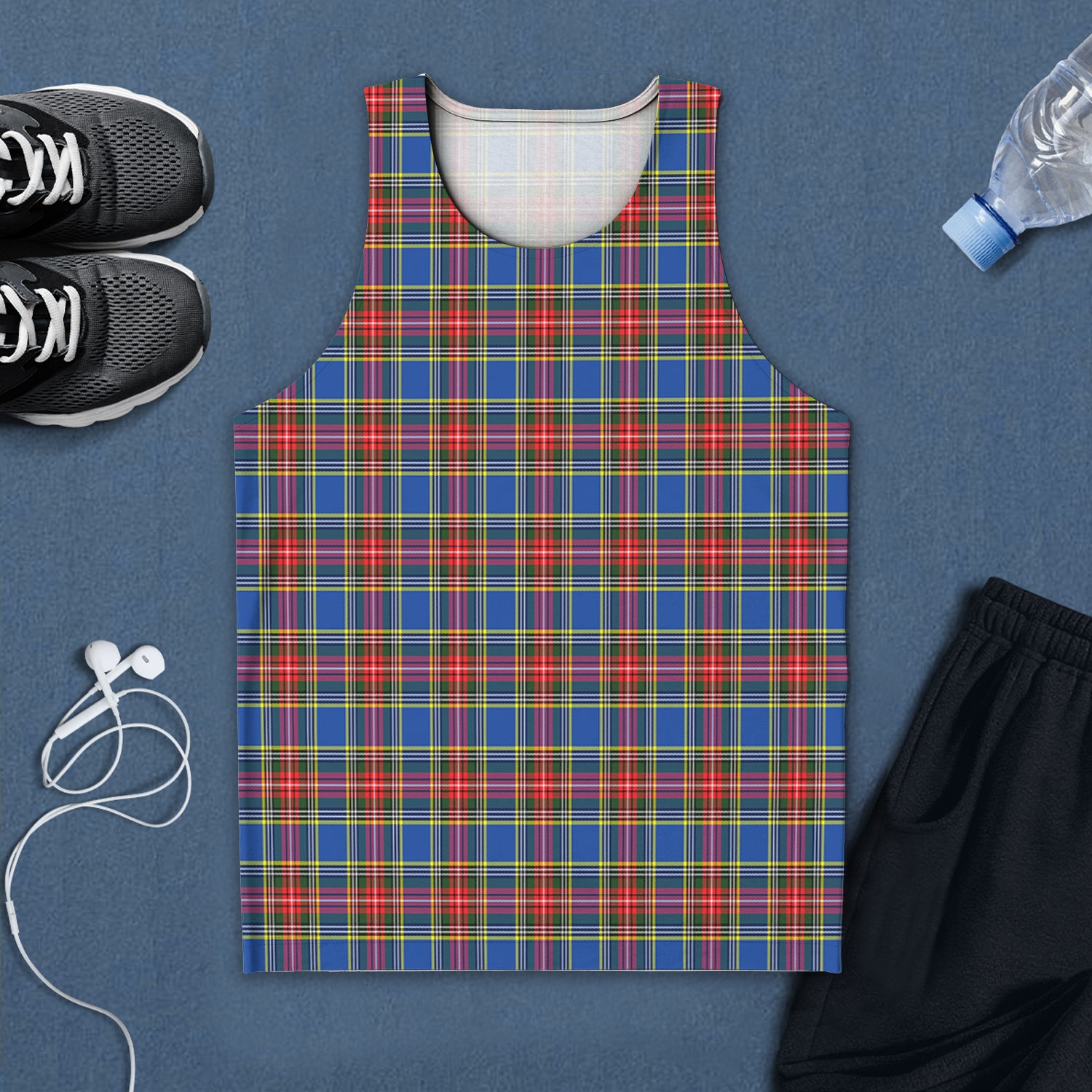MacBeth (McBeth) Tartan Mens Tank Top 5XL - Tartan Vibes Clothing