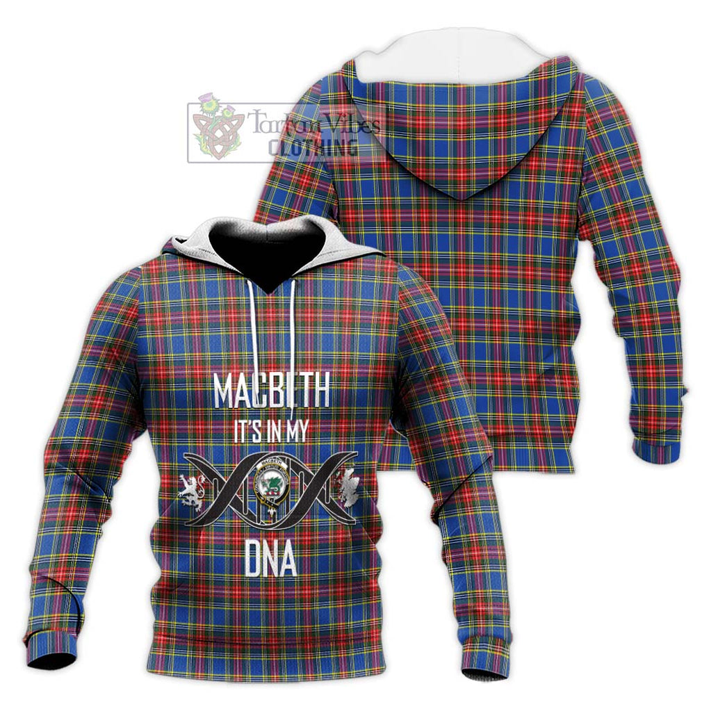 MacBeth (McBeth) Tartan Knitted Hoodie with Family Crest DNA In Me Style Unisex Knitted Pullover Hoodie - Tartan Vibes Clothing