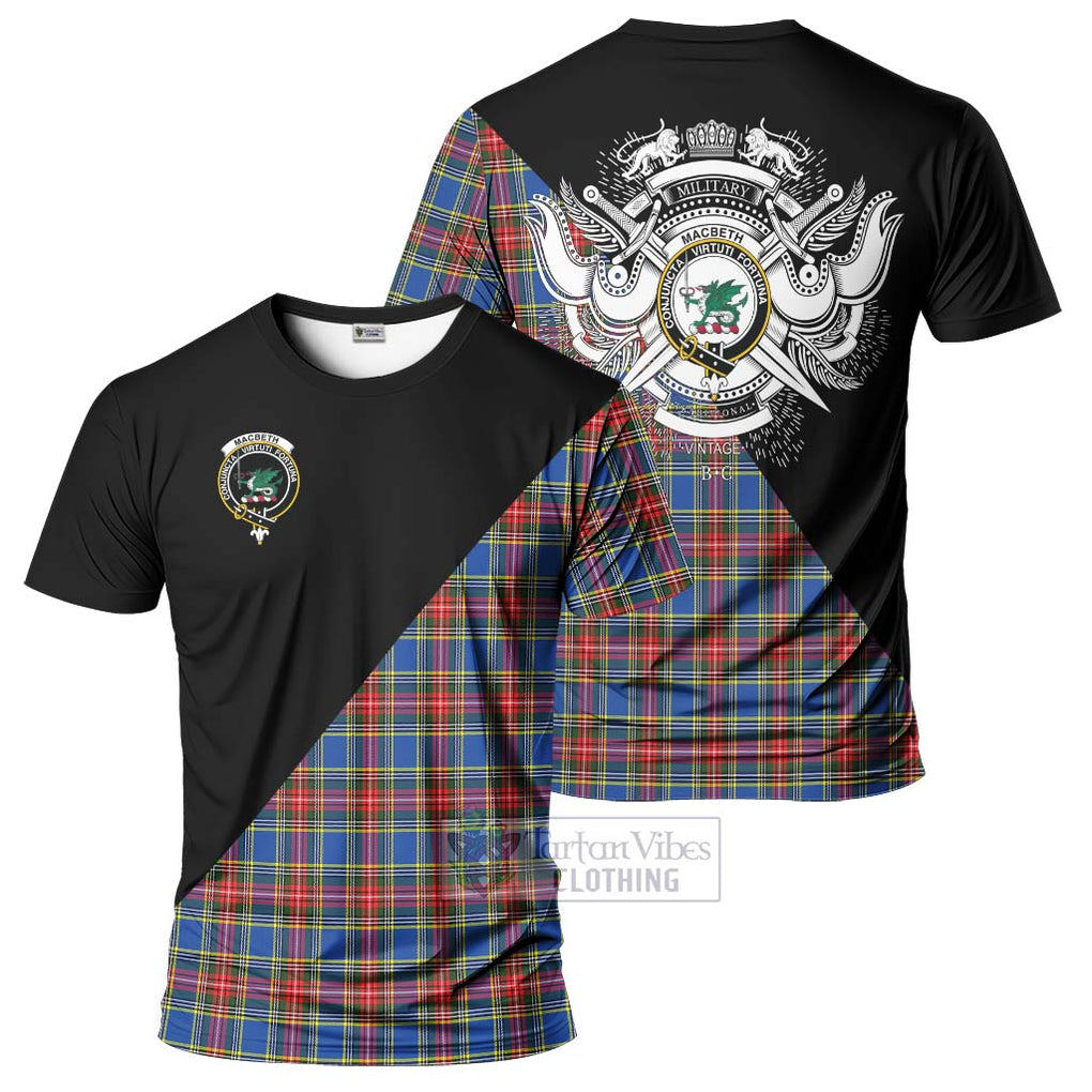 MacBeth (McBeth) Tartan T-Shirt with Family Crest and Military Logo Style Kid's Shirt - Tartan Vibes Clothing