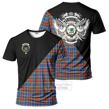 MacBeth (McBeth) Tartan T-Shirt with Family Crest and Military Logo Style Kid's Shirt - Tartan Vibes Clothing