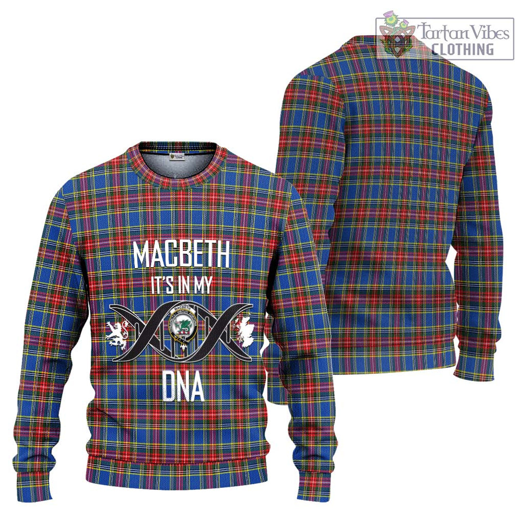 MacBeth (McBeth) Tartan Ugly Sweater with Family Crest DNA In Me Style Unisex - Tartan Vibes Clothing