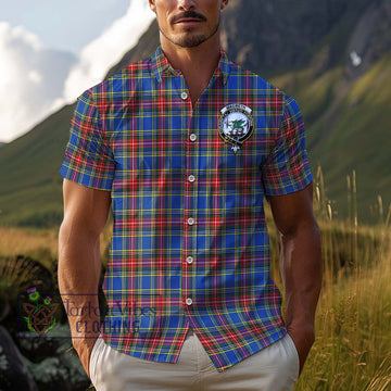 MacBeth (McBeth) Tartan Cotton Hawaiian Shirt with Family Crest Kid - Tartan Vibes Clothing