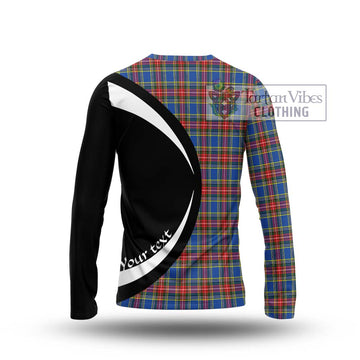 MacBeth (McBeth) Tartan Long Sleeve T-Shirt with Family Crest Circle Style - Tartan Vibes Clothing