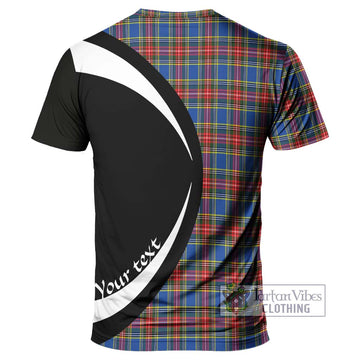 MacBeth (McBeth) Tartan T-Shirt with Family Crest Circle Style - Tartan Vibes Clothing