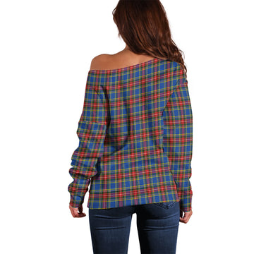 MacBeth (McBeth) Tartan Off Shoulder Women Sweater - Tartan Vibes Clothing