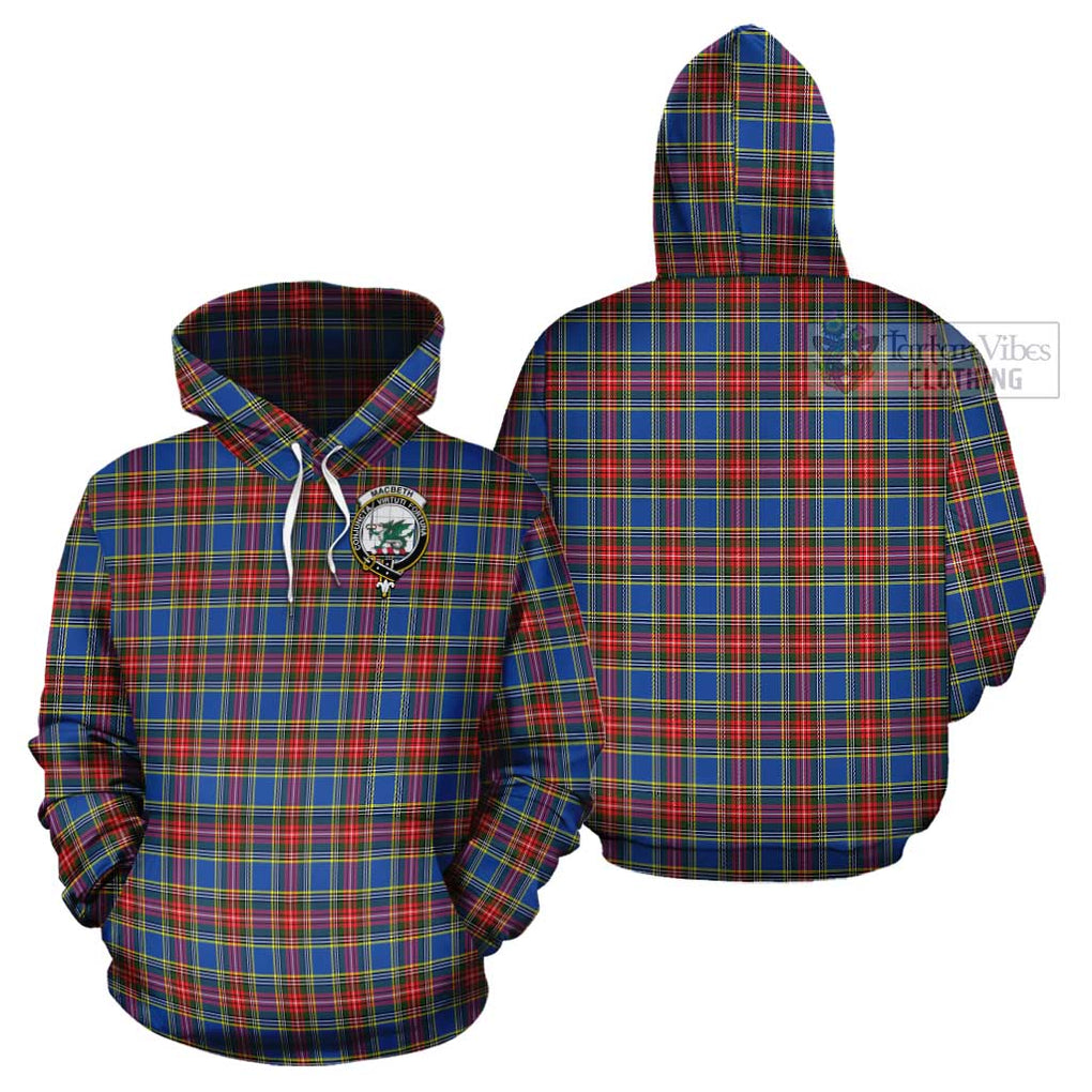 MacBeth (McBeth) Tartan Cotton Hoodie with Family Crest - Tartan Vibes Clothing