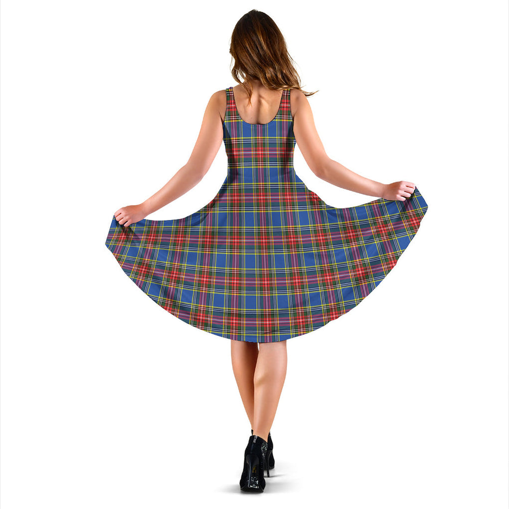 MacBeth (McBeth) Tartan Sleeveless Midi Womens Dress - Tartan Vibes Clothing