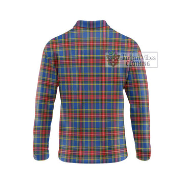 MacBeth (McBeth) Tartan Long Sleeve Polo Shirt with Family Crest DNA In Me Style - Tartan Vibes Clothing