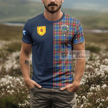 MacBeth (McBeth) Tartan T-Shirt Alba with Scottish Lion Royal Arm Half Style - Tartan Vibes Clothing