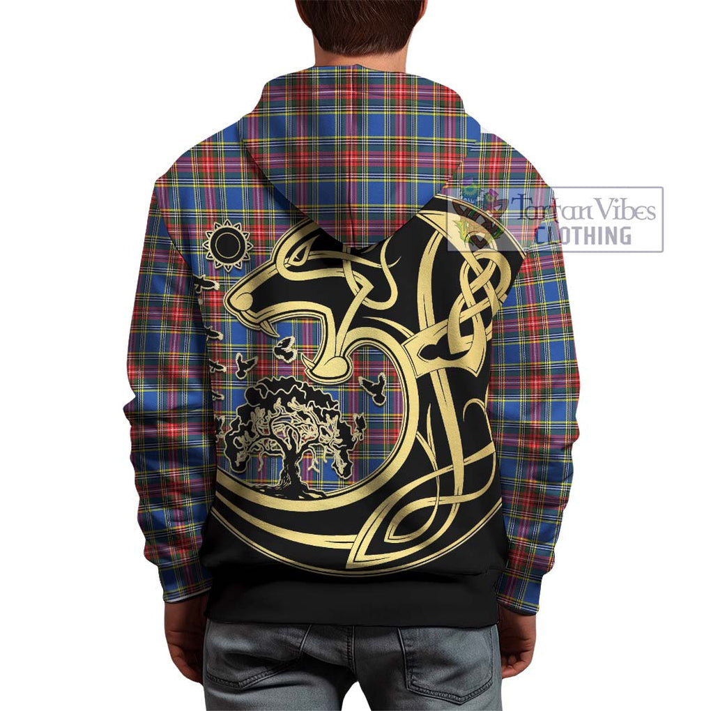 MacBeth (McBeth) Tartan Hoodie with Family Crest Celtic Wolf Style - Tartan Vibes Clothing