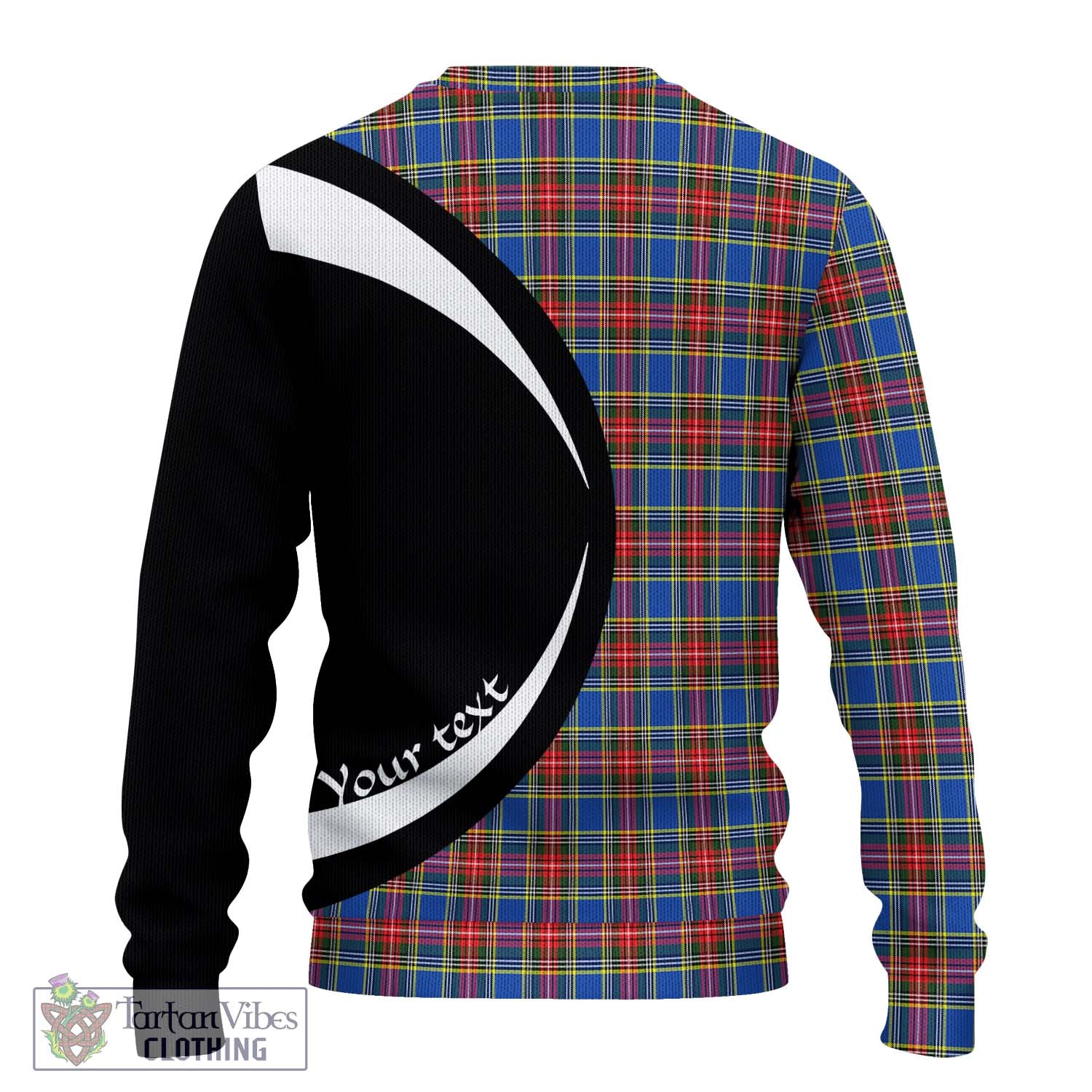 MacBeth (McBeth) Tartan Ugly Sweater with Family Crest Circle Style - Tartan Vibes Clothing
