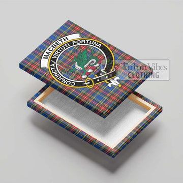 MacBeth (McBeth) Tartan Canvas Print Wall Art with Family Crest - Tartan Vibes Clothing