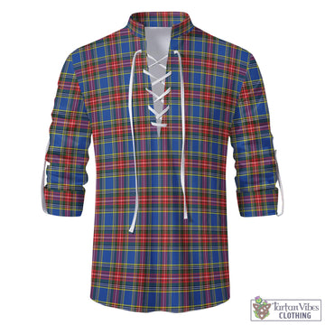 MacBeth (McBeth) Tartan Men's Scottish Traditional Jacobite Ghillie Kilt Shirt - Tartan Vibes Clothing