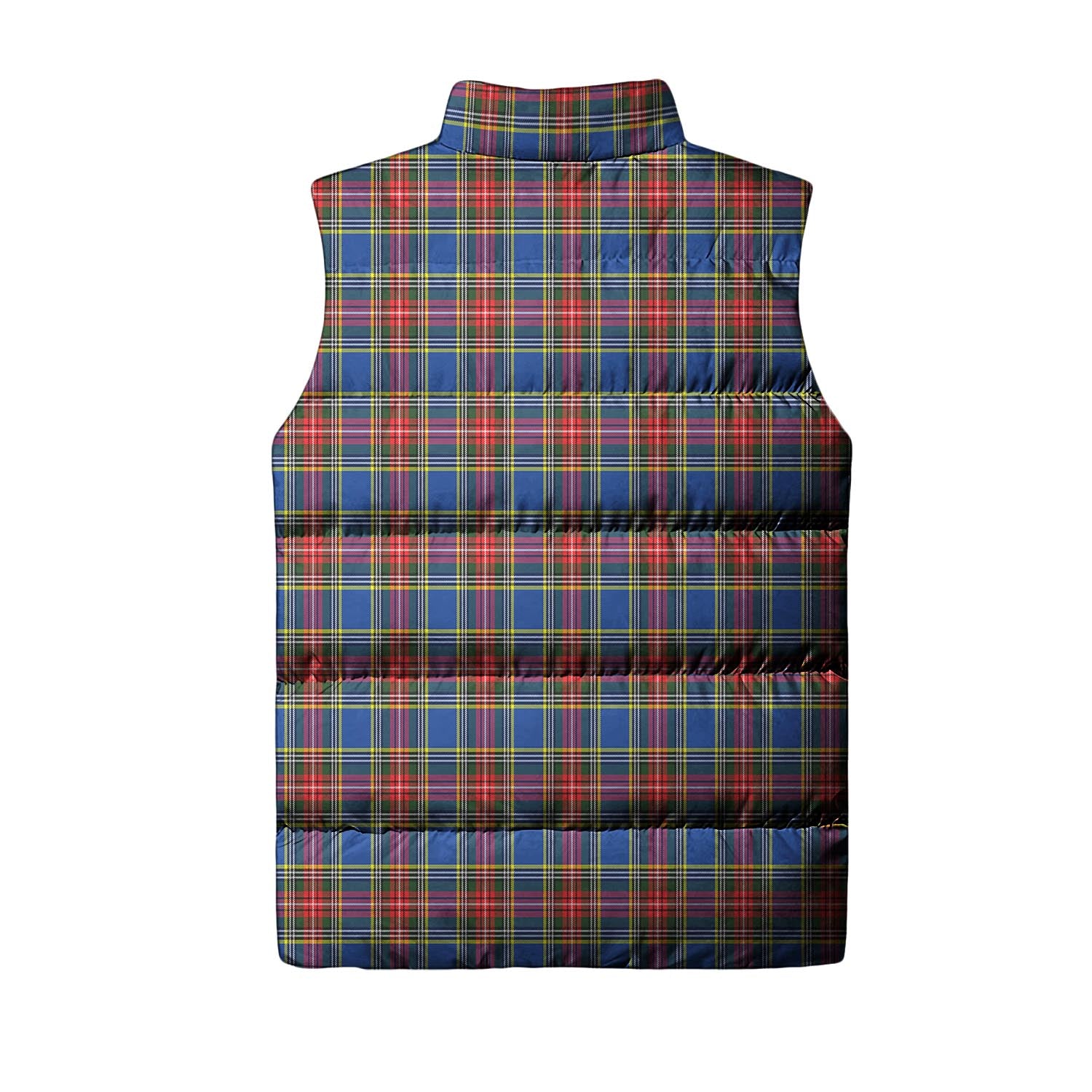 MacBeth (McBeth) Tartan Sleeveless Puffer Jacket Unisex L - Tartan Vibes Clothing