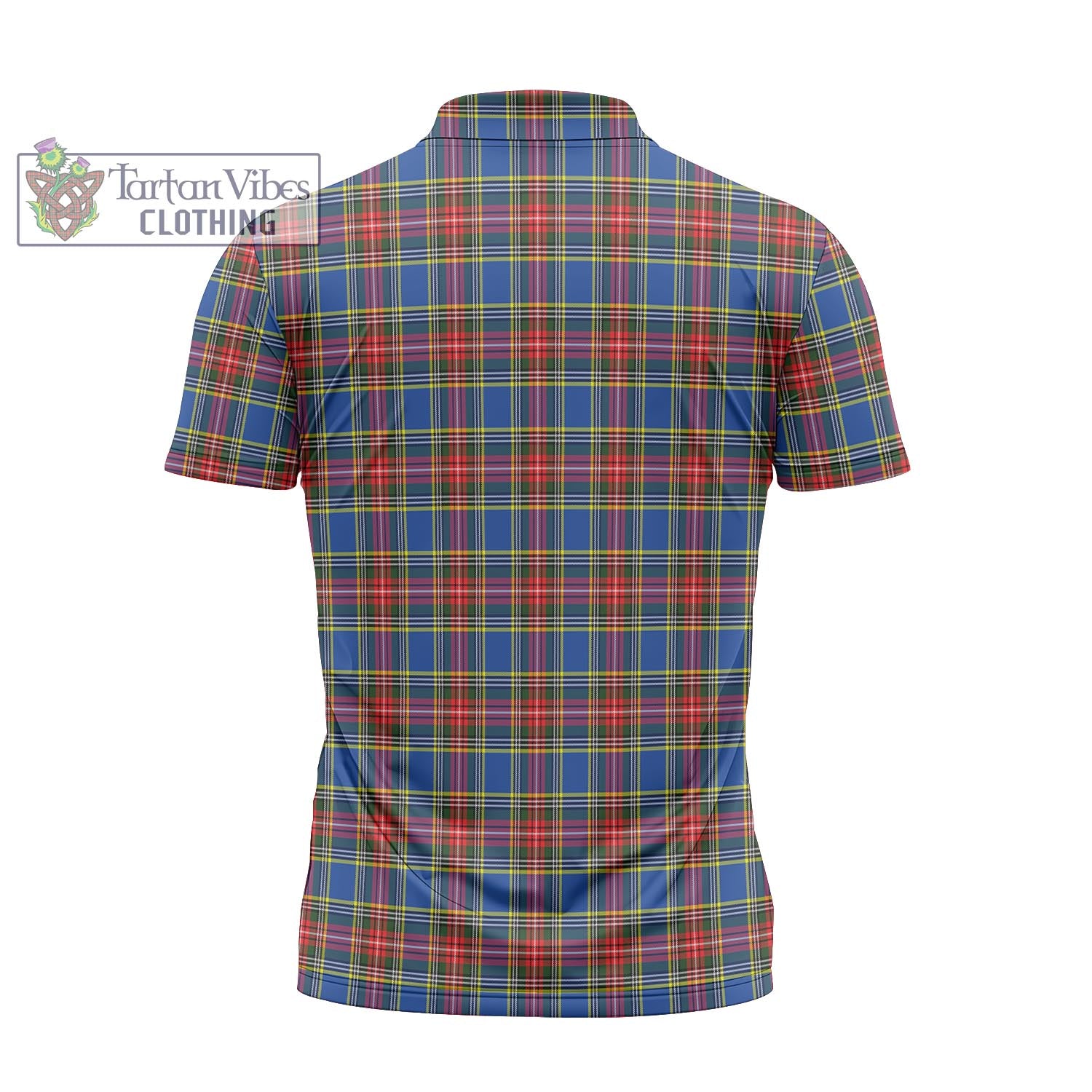 MacBeth (McBeth) Tartan Zipper Polo Shirt - Tartan Vibes Clothing