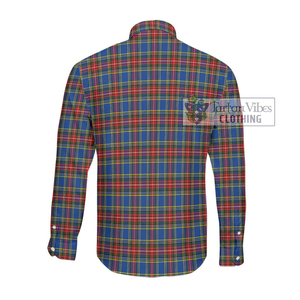 MacBeth (McBeth) Tartan Long Sleeve Button Shirt with Family Crest DNA In Me Style - Tartanvibesclothing Shop