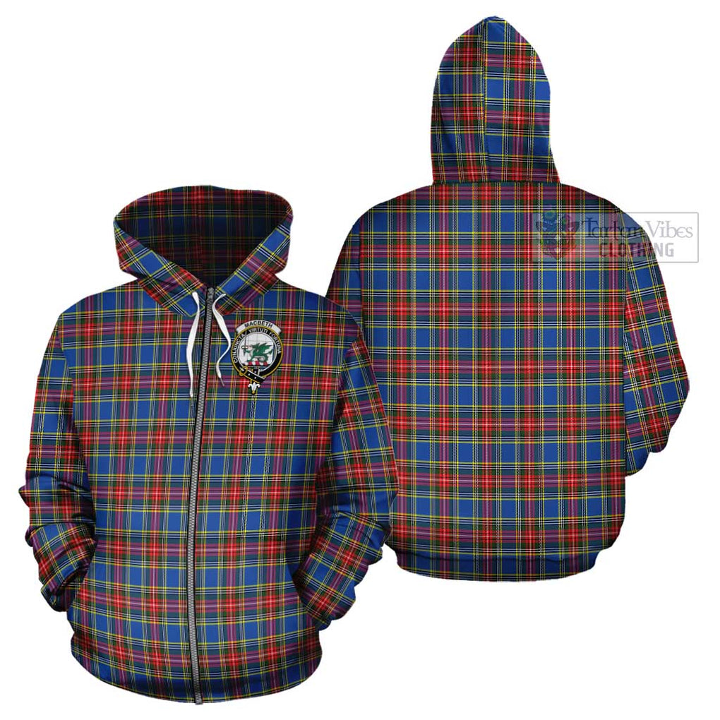 MacBeth (McBeth) Tartan Cotton Hoodie with Family Crest - Tartan Vibes Clothing